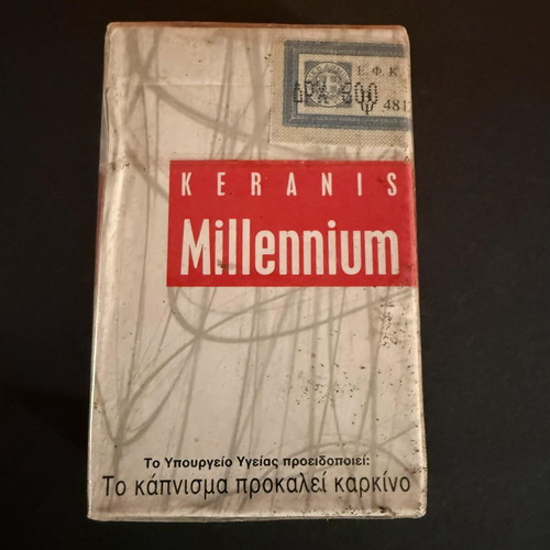 Keranis Millennium cigarette pack new, sealed collectible