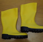 Dunlop Devon Unisex Anti-Slip Work Rain Boots Size 36 Yellow