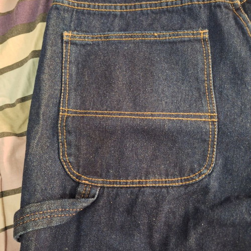 Chopper Style Jeans pants, Bike Shed, size L, blue