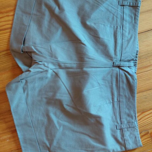 Sisley brown fabric shorts, size S