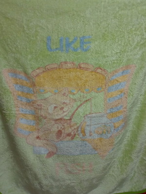 Κουβέρτα κρεβατιού κούνιας σαν καινούργιο, 108cm x 125cm