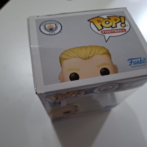Erling Haaland Funko Pop box and inner plastic