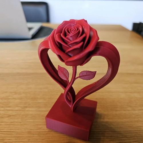 Heart rose red new decorative gift for women