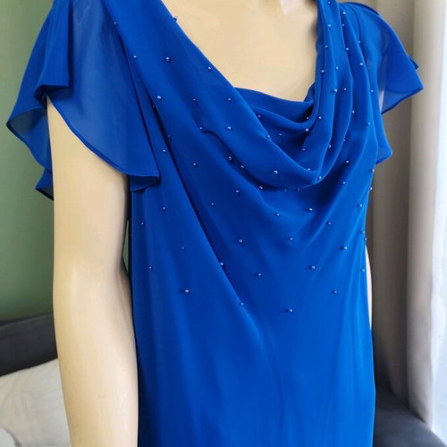 Blue airy dress XL-XXL, perfect for wedding or baptism