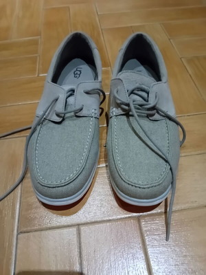 Ugg Australia men's sneakers size 45 new, leather and fabric, grey