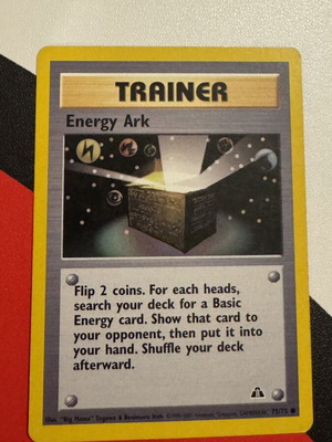 Pokémon Energy Ark Card like new 75/75