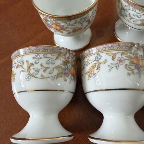 Noritake Ireland egg cups set of 6 like new with vibrant colors