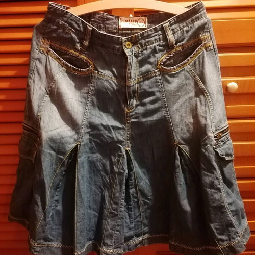 Firetrap denim skirt used size 29 blue