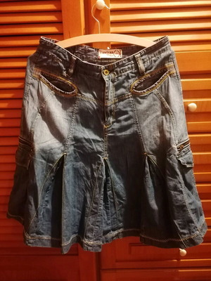 Firetrap denim skirt used size 29 blue