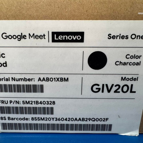 Lenovo Google Meet Series One GIV20L MicPod καινούργιο, επαγγελματικό μικρόφωνο