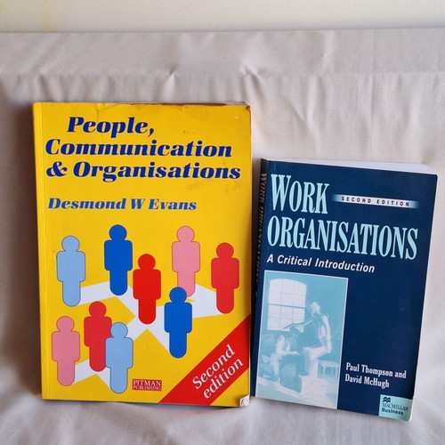 Work Organisations and People, Communication & Organisations books set