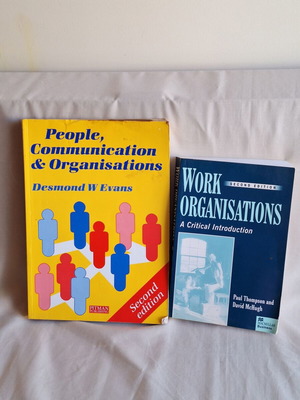 Work Organisations and People, Communication & Organisations books set