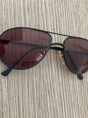 Eschenbach metal sunglasses dark purple like new