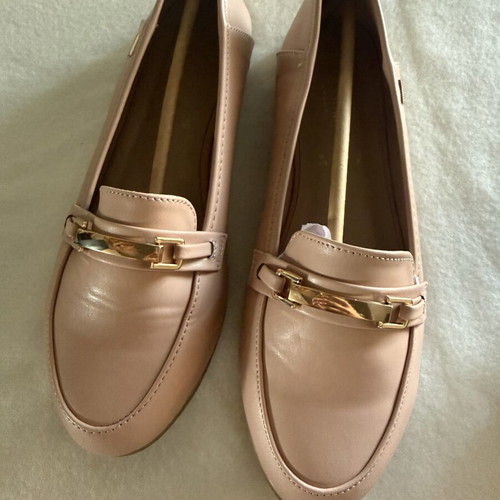 Accessorize Blush Rose Pink Loafers size 39, like new