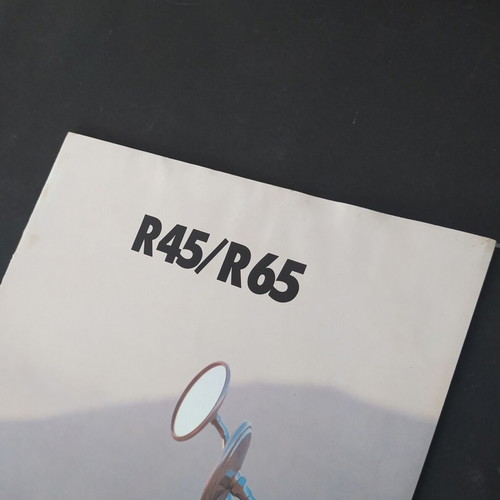 BMW R45/R65 1979 motorcycle advertising brochure used