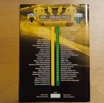 Match Program AEK - Levadiakos 2011 like new