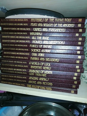 Library of the Curious and Unusual Facts 17 books like new