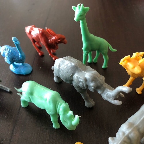 Biokonto jungle animals plastic like new
