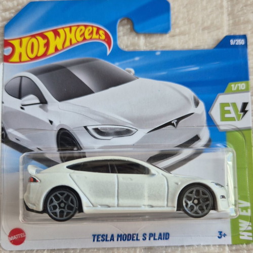 Hot Wheels Tesla Model S Plaid toy car