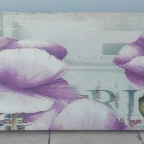 Paris canvas wall art print 120x40 cm