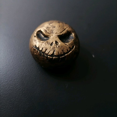 Jack Skellington magnets handmade, new, gypsum with acrylics