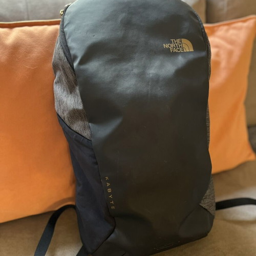 The North Face Kabyte Backpack used, black and grey
