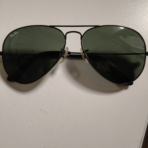 Ray Ban sunglasses used, black frame large