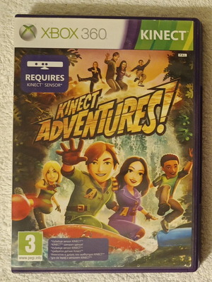 Xbox 360 Kinect Adventures like new, complete with box and manual