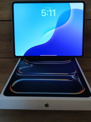 Apple iPad Pro 2024 13 ιντσών 8GB/256GB ασημί σαν καινούργιο, πακέτο με Apple Pencil, θήκη και προστατευτικό οθόνης