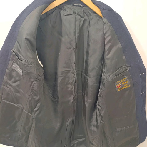 Prince Oliver wool and cashmere jacket like new, blue, size M & L