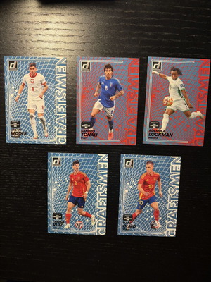 Panini Donruss Road To FIFA WC Craftsmen 5x lot