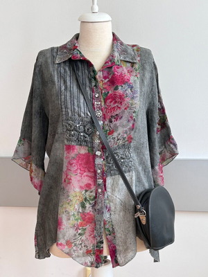 Elisa Cavaletti avant-garde colorful shirt like new