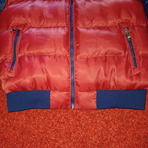 Fas Vogue 78 men's jacket used, dark red with blue