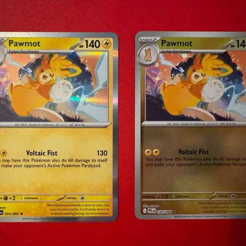 Pawmot Pokemon Card like new PFL 034 Phantasmal Flames
