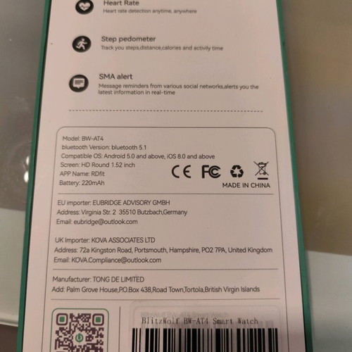 Blitzwolf BW-AT4 smartwatch like new
