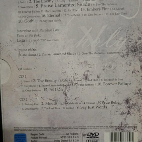 Paradise Lost - The Anatomy of Melancholy 4disc cd/dvd Box Set