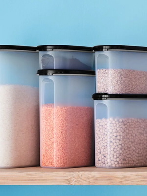 Tupperware Oval Modular Set of 5 Containers New