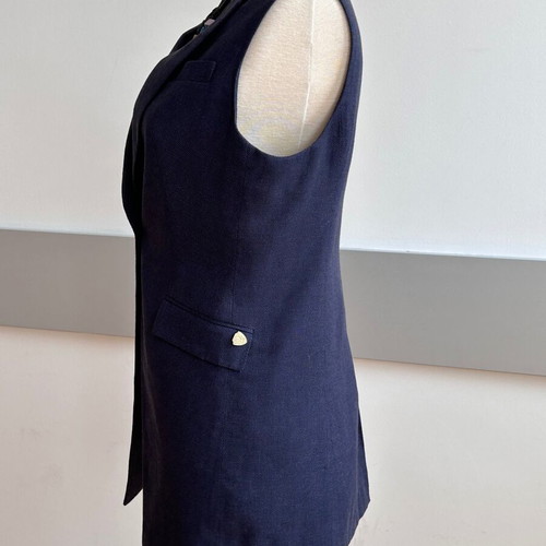 Jean Paul Vivienne Waistcoat like new, dark blue, size M