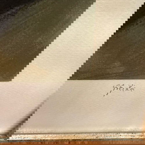 N. Chatzikyriakos Gikas silk screen printing used in frame