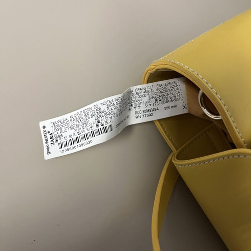 Zara yellow women's handbag like new