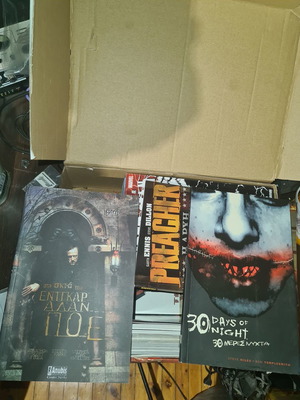 Various comics like new, Edgar Allan Poe, 30 Days of Night