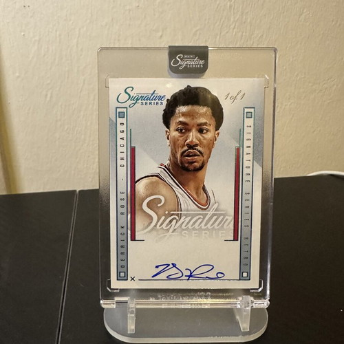 2025/2026 Panini Signature Series Derrick Rose on card Auto 1/1