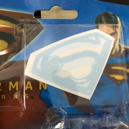 Superman Returns school set new DC Comics with pencil, ruler, sharpener, eraser and notebook