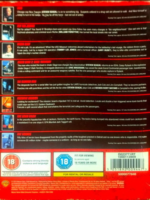 Συλλογή Steven Seagal DVD, περιπέτεια