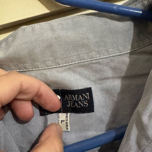 Armani Jeans shirt L like new, turquoise