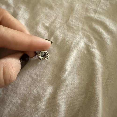 Pandora car charm, silver
