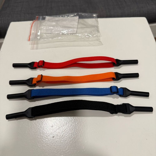 Sport eyeglass straps set in various colors new