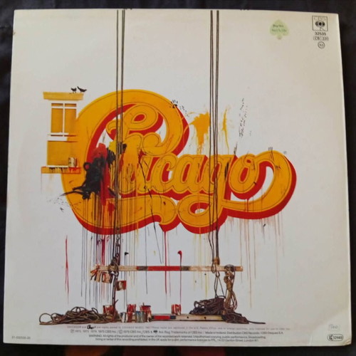 Chicago 2 LP best of rock vinyl