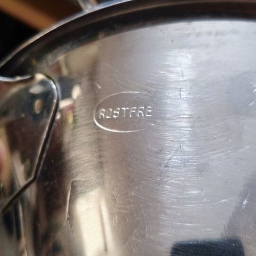 Vegetable mill Rostfrei vintage, used heavy inox German quality