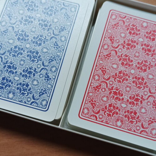 Torcello playing cards set used, 2 decks, 100% PVC, Dal Negro